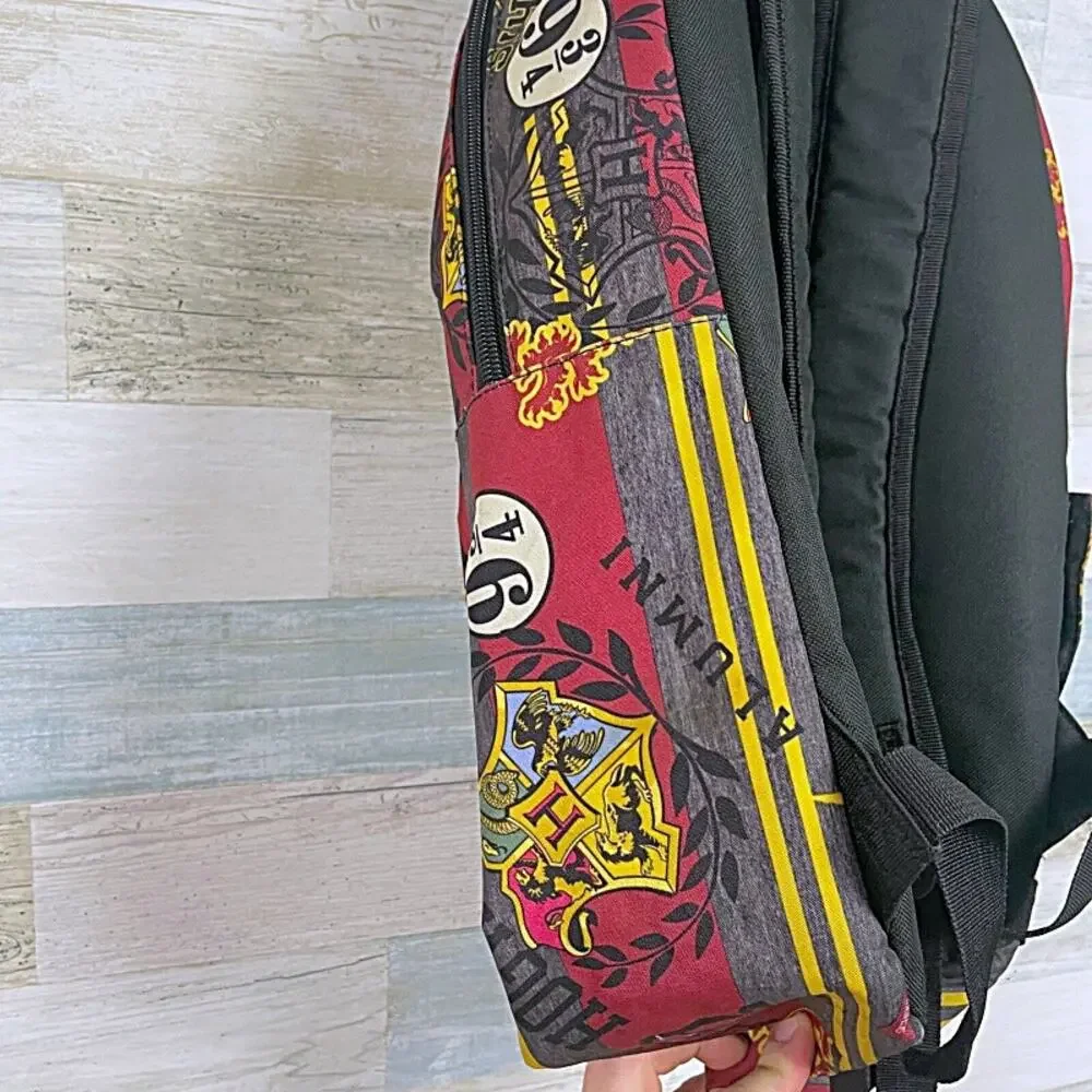 Harry Potter Backpack Hogwarts 9 3/4 School Witchcraft Red Yellow OS Unisex